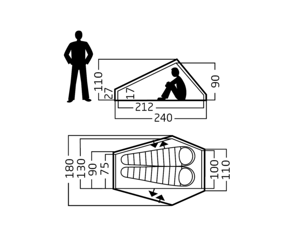 Telemark 2.2 PU (2.0) Tent