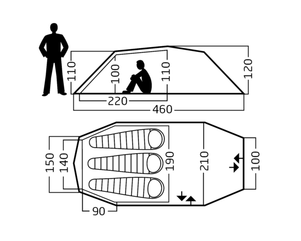 Oppland 3 SI (2.0) Tent