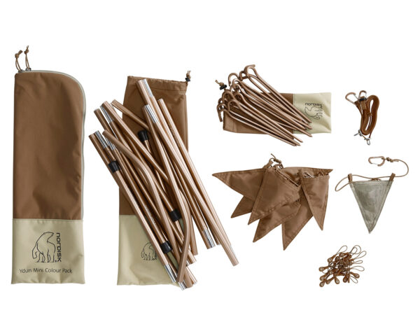 10921459-100-ydun-tech-mini-colour-pack-148054-nordisk-chocolate-brown-148051-04.jpg Ydun Tech Mini Glamping Tent Incl. Colour Pack