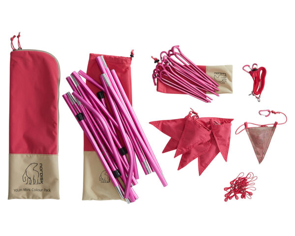 10921459-101-ydun-tech-mini-colour-pack-148053-nordisk-cherry-pink-148051-04.jpg Ydun Tech Mini Glamping Tent Incl. Colour Pack
