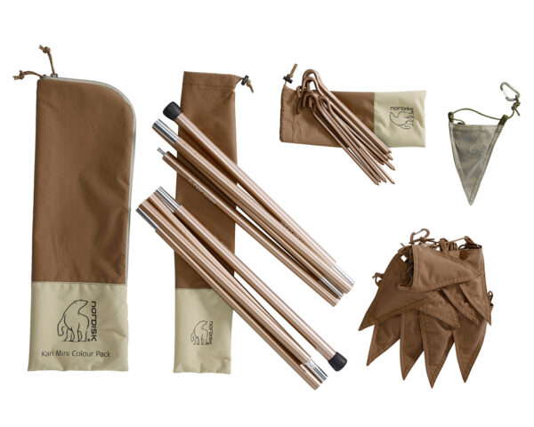 10921461-100-kari-tech-mini-colour-pack-148061-nordisk-chocolate-brown-140862-04.jpg Kari Tech Mini Tarp Incl. Colour Pack