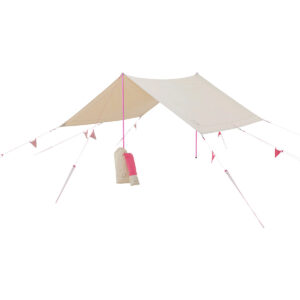 10921461-101-kari-tech-mini-148062-with-148060-nordisk-cma-tarp-with-colour-pack-sand-cherry-pink-01.jpg Kari Tech Mini Tarp Incl. Colour Pack