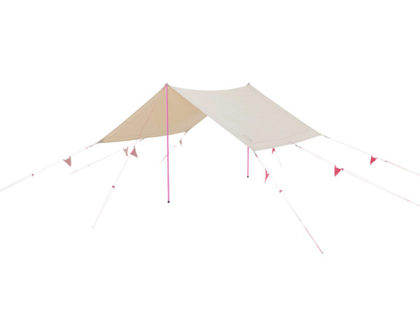 10921461-101-kari-tech-mini-148062-with-148060-nordisk-cma-tarp-with-colour-pack-sand-cherry-pink-02.jpg Kari Tech Mini Tarp Incl. Colour Pack