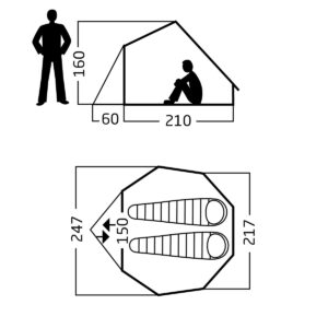 Asgard Tech Mini Tent Incl. Colour Pack
