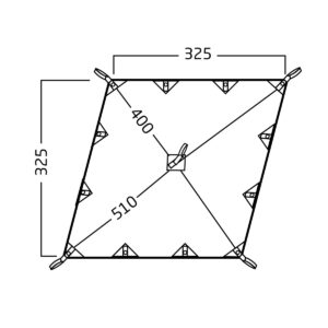 Kari 10 Diamond Tarp