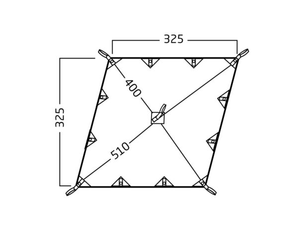 Kari 10 Diamond Tarp