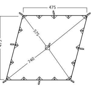 Kari 20 Diamond Tarp