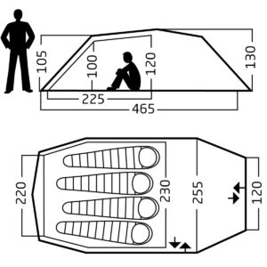 Oppland 4 PU Tent