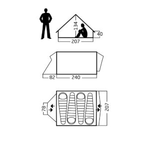 Vimur 4.8 Glamping Tent