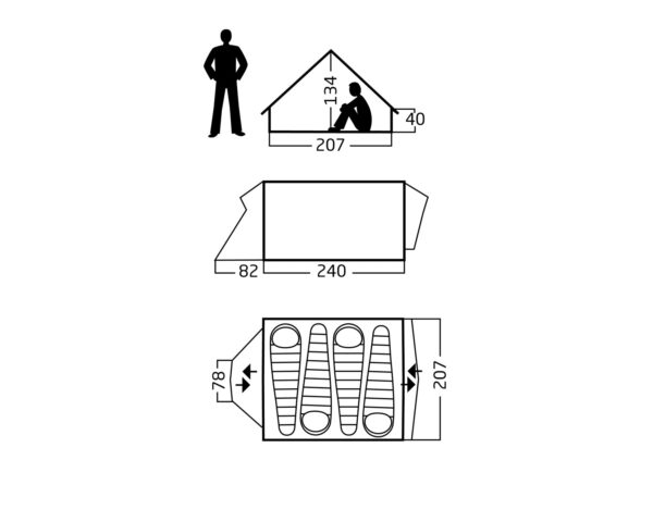 Vimur 4.8 Glamping Tent