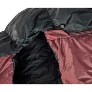 voyage-300-sleeping-bag-large-_left-zip_-ribbon-red-_-black-05.jpg Voyage 300 Sleeping Bag