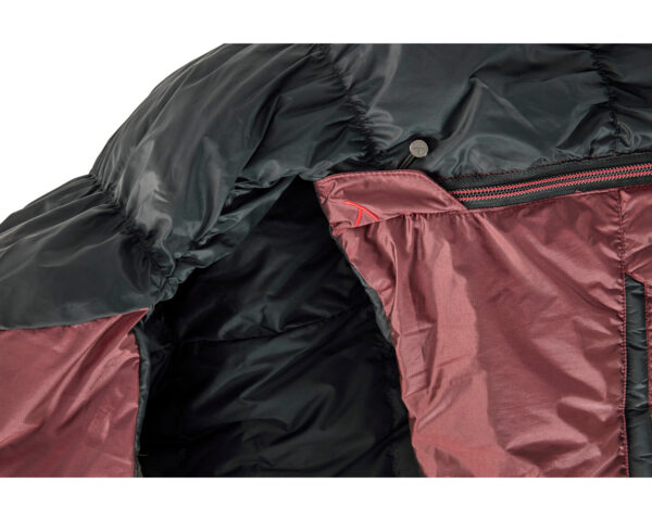 voyage-300-sleeping-bag-large-_left-zip_-ribbon-red-_-black-05.jpg Voyage 300 Sleeping Bag